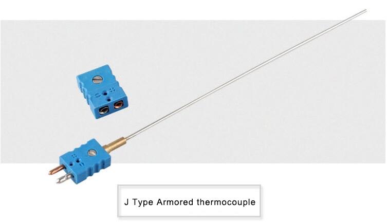 J type Mineral insulated Thermocouple with connector