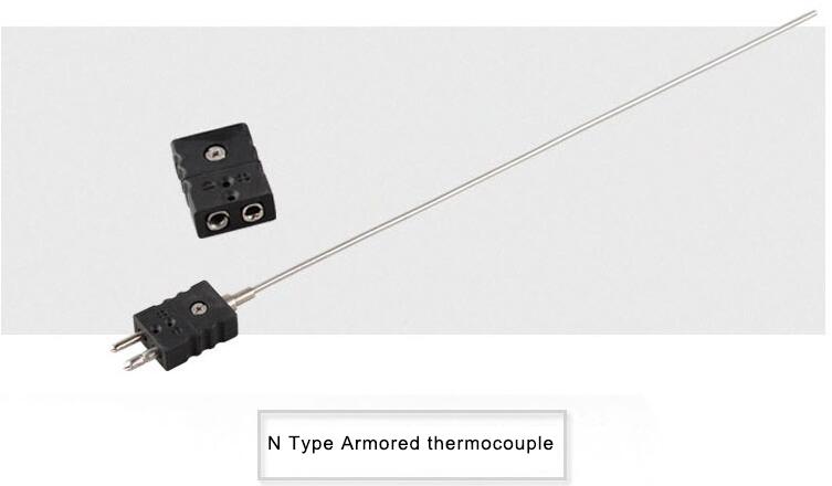 Mineral insulated Thermocouple type N with connector