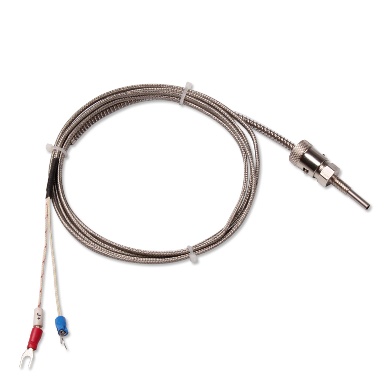 K Type Pressure Spring Thermocouple With M8 M10 M12 screw