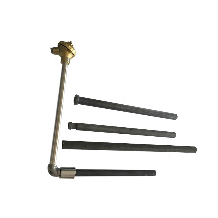 customize SIC /SIN tube Elbow Thermocouple for melting aluminum and cooper