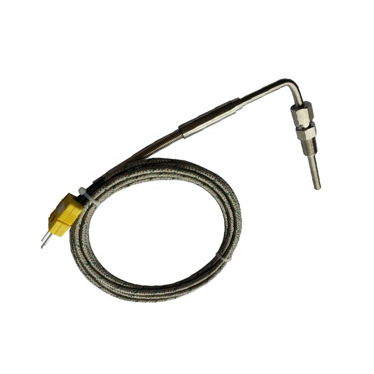 EGT K Type Thermocouple Probe with M5 Threads 3m Lead Wire and Connectors 