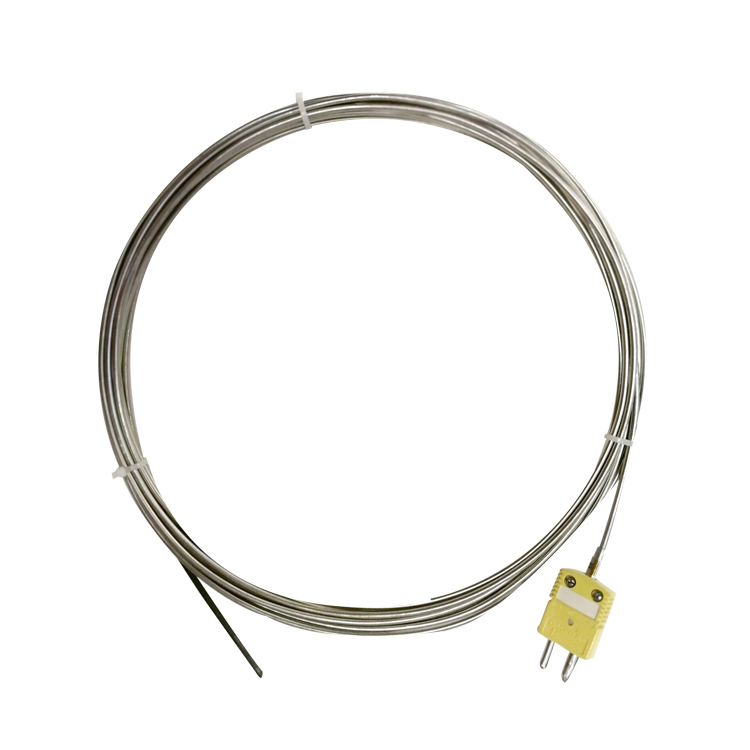 1PC K type temperature sensor thermocouple probe cable wire 0.5/4RCUSH*sh 
