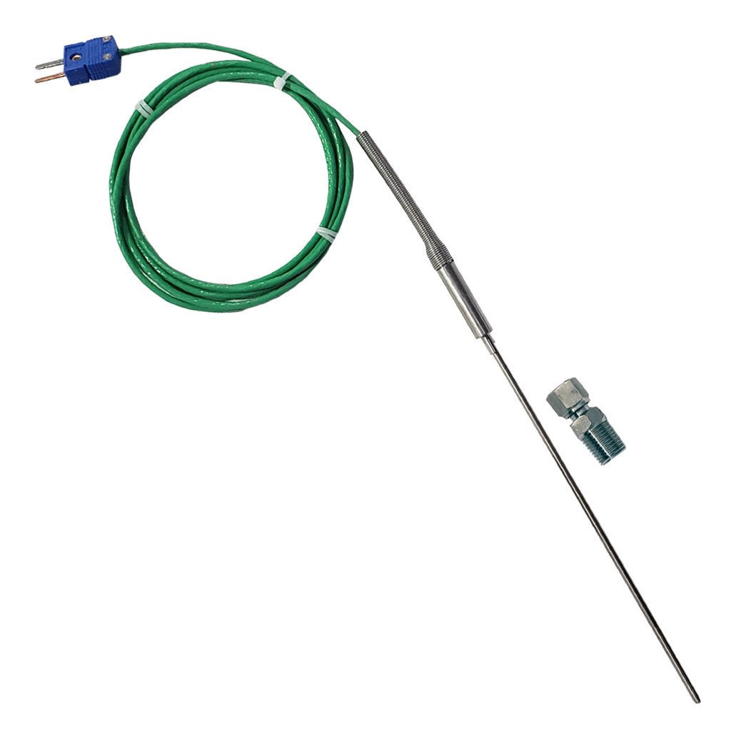 Yibuy 20 x Thermocouple 1 Meter Probe Sensors K Type Mini-Connector Fiberglass Cable 