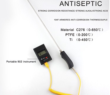 Handle Bendable probe thermocouple type
