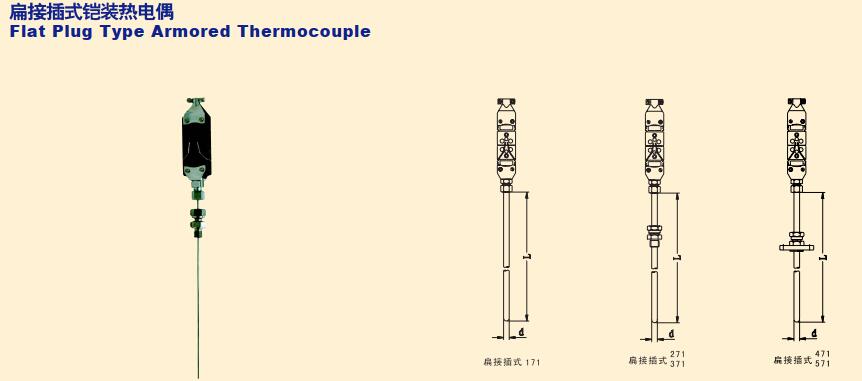 Type K Length 24 In Thermocouple Probe