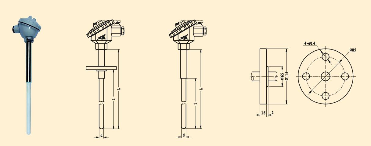 High Temperature Anticorrosive thermocouple